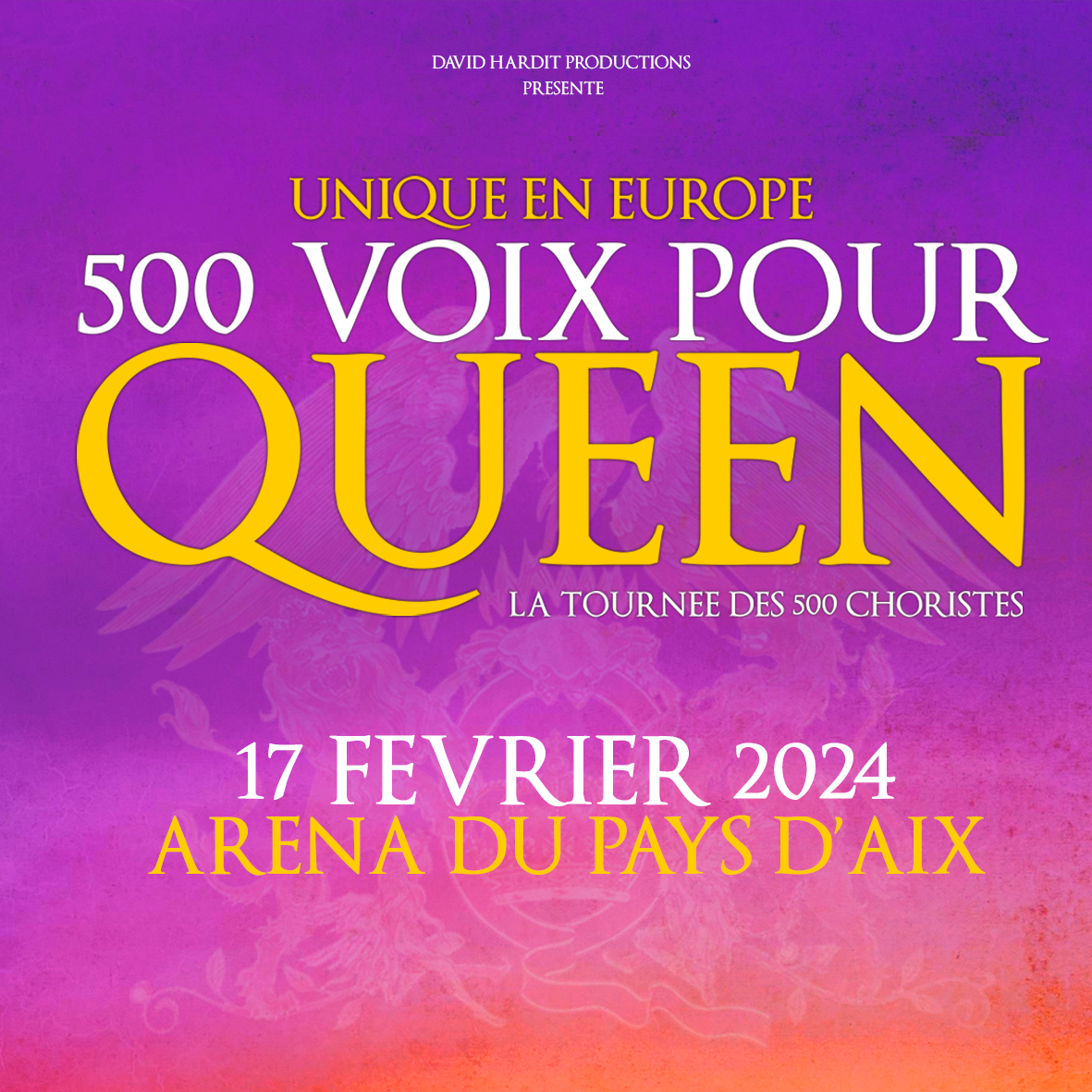 500 VOIX POUR QUEEN 17 02 2024 Billetterie Aix En Provence